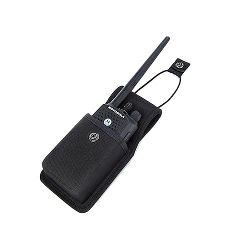  LUITON Universal Radio Case Two Way Radio Holder Universal Pouch for Walkie Talkies Nylon Holster Accessories for MOTOROLA MT500, MT1000, MTS2000 and Similar Models (1 PACK)