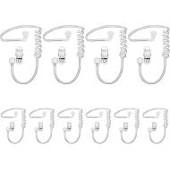 10-Pack Replacement Acoustic Coil Tube with Clip for Baofeng Retevis Midland Kenwood Motorola 2 Way Radio Audio Walkie talkies Headsets Secret Spy Game Earpiece