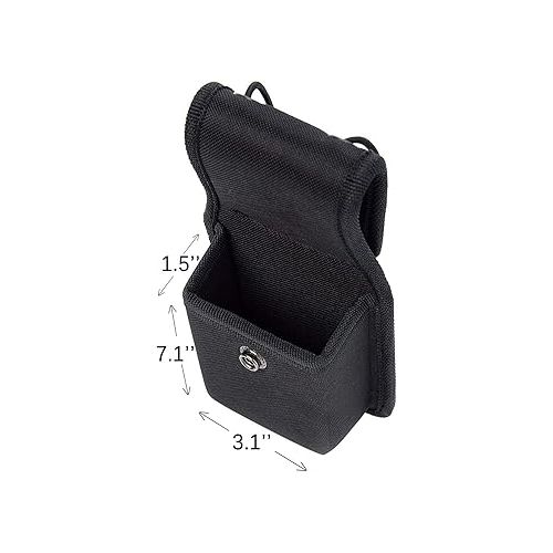  LUITON Universal Radio Case Two Way Radio Holder Universal Pouch for Walkie Talkies Nylon Holster Accessories for MOTOROLA MT500, MT1000, MTS2000 and Similar Models (2 PACK)
