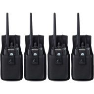 LUITON Universal Radio Case Two Way Radio Holder Universal Pouch for Walkie Talkies Nylon Holster Accessories for MOTOROLA MT500, MT1000, MTS2000 and Similar Models(4pack)