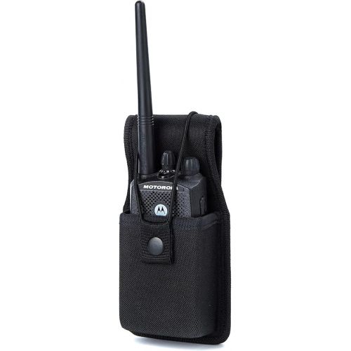  LUITON Universal Radio Case Two Way Radio Holder Universal Pouch for Walkie Talkies Nylon Holster Accessories for MOTOROLA MT500, MT1000, MTS2000 and Similar Models(4pack)