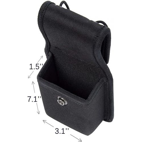  LUITON Universal Radio Case Two Way Radio Holder Universal Pouch for Walkie Talkies Nylon Holster Accessories for MOTOROLA MT500, MT1000, MTS2000 and Similar Models(4pack)