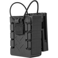 Polymer Radio Holster Molle Walkie Talkie Holder Tactical Duty Belt Radio Case Two Way Radio Pouch for APX 6000 MTS2000 Kenwood Hytera Baofeng（1Pack,2.9