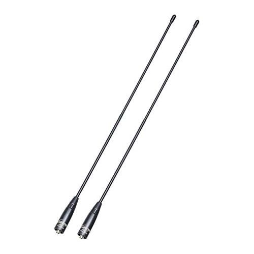  [아마존베스트]Antenna NA-771 15.6-Inch Whip Dual Band UV VHF/UHF 144/430Mhz Antennas SMA-F for Kenwood TYT BAOFENG UV-82 UV-B5 GT-3 BF-F8HP UV-5RA UV-5RE UV-5R by LUITON (2 Pack)