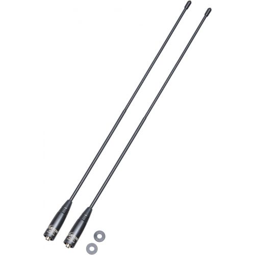  [아마존베스트]Antenna NA-771 15.6-Inch Whip Dual Band UV VHF/UHF 144/430Mhz Antennas SMA-F for Kenwood TYT BAOFENG UV-82 UV-B5 GT-3 BF-F8HP UV-5RA UV-5RE UV-5R by LUITON (2 Pack)