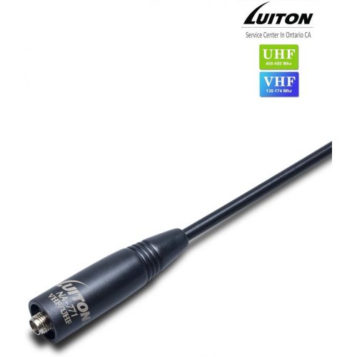  [아마존베스트]Antenna NA-771 15.6-Inch Whip Dual Band UV VHF/UHF 144/430Mhz Antennas SMA-F for Kenwood TYT BAOFENG UV-82 UV-B5 GT-3 BF-F8HP UV-5RA UV-5RE UV-5R by LUITON (2 Pack)