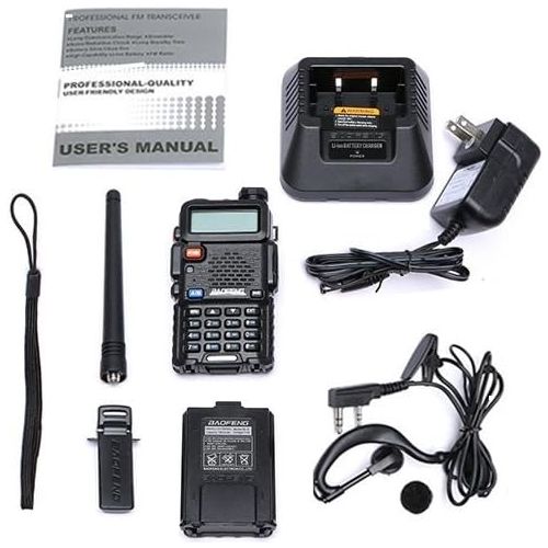  [아마존베스트]Walkie Talkies 2 Way Radio BaoFeng Radio Series UV-5RH High Power 8 Watt Dual Band Two Way Radio for Hiking Camping Trolling (Newer Version of Baofeng UV-5R) by LUITON