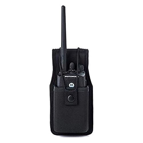  [아마존베스트]LUITON Universal Radio Case Two Way Radio Holder Universal Pouch for Walkie Talkies Nylon Holster Accessories for Motorola MT500, MT1000, MTS2000 and Similar Models by Luiton(1 Pack)