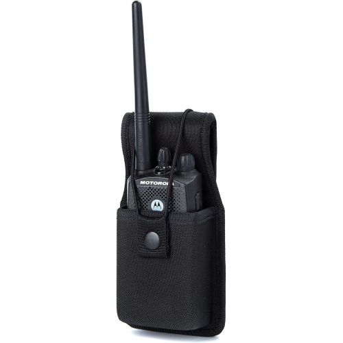  [아마존베스트]LUITON Universal Radio Case Two Way Radio Holder Universal Pouch for Walkie Talkies Nylon Holster Accessories for Motorola MT500, MT1000, MTS2000 and Similar Models by Luiton(1 Pack)