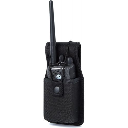  Universal Radio Case Two Way Radio Holder Universal Pouch for Walkie Talkies Nylon Holster Accessories for Motorola MT500, MT1000, MTS2000 and Similar Models by Luiton(1 Pack)
