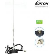 LUITON Luiton Mobile Radio Antenna 27 Inch VHF(136~174 MHz) Whip Base-load Magnetic Antenna for Luiton, Baofeng,BTECH Anytone Kenwood TYT Juentai Leixen Radioddity Mobile Radios(2 Meter &