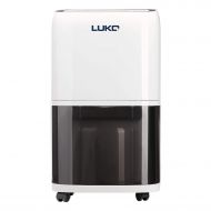 LUKO 40 pints portable, electric and quiet dehumidifier with 1.5 gal tank and drain hose, for spaces up to 500 sq.ft, purify air and dry clothes function for home, bedroom, bathroo