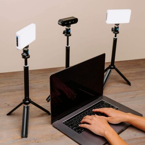  Lume Cube 30 Adjustable Webcam Stand Webcam Stand Desktop Tripod Foldable and Collapsible Stand for Lights & Webcams Logitech C925e, C922x, C930e, C922, C930, C920, C615