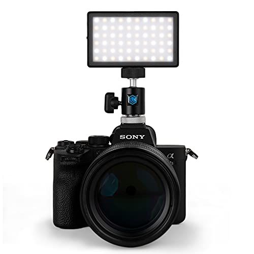  Lume Cube Bicolor Panel Mini LED Light for Professional DSLR Cameras Adjustable on camera mount, LCD Display Photo and Video Lighting, Long Battery Life Fits Sony, Nikon, Canon, Fu