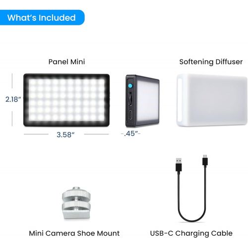  [아마존베스트]Lume Cube Panel Mini | Bicolor Continuous LED Video Light | Made for Content Creators | Photo and Video Lighting | Fits Sony, Nikon, Canon, Fuji, Panasonic