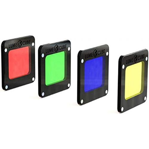  [아마존베스트]Lume Cube - RBGY Color Gels for Light-House (Includes one Red, Blue, Green and Yellow Magnetic Gel)