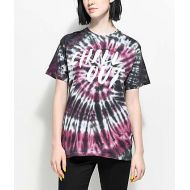 LUNACHIX Lunachix Chill Out Burgundy Tie Dye T-Shirt