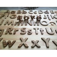 LUOHUAtoys Extra Large Natural Oak and Pine Wood Alphabet Puzzle in Any Language