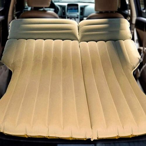  LUOOV Multifunctional Car SUV Air Mattress Camping Bed,Outdoor SUV Dedicated Mobile Cushion Extended Travel Mattress Air Bed Inflatable for SUV Back Seat,Fit 95% SUV with Pump