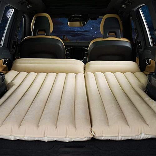  LUOOV Multifunctional Car SUV Air Mattress Camping Bed,Outdoor SUV Dedicated Mobile Cushion Extended Travel Mattress Air Bed Inflatable for SUV Back Seat,Fit 95% SUV with Pump