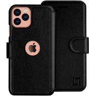 [아마존베스트]LUPA Legacy LUPA iPhone 11 Pro Wallet Case -Slim iPhone 11 Pro Flip Case with Credit Card Holder, iPhone 11 Pro Wallet Case for Women & Men, Faux Leather i Phone 11 Pro Purse Cases, Black