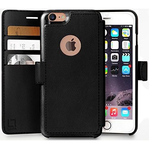  [아마존베스트]LUPA Legacy LUPA iPhone SE (2nd Gen) Black Wallet Case