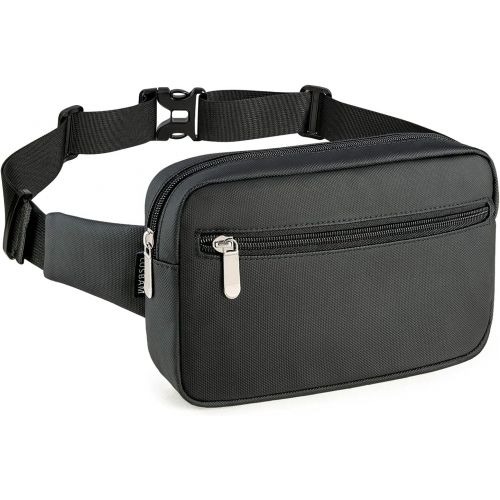  LUSBAM Fanny Packs for Women Fashionable, Men Belt Bag Fashion Waist Pack for Kids Girls Boys with 8 Pockets Adjustable Belts, Cute Fanny Pack Casual Hip Bum Bags for Disney Travel Hiking