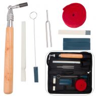 LUVAY Luvay Piano Tuning Kit Tools (10 items) Professional Hammer/Lever, (Felt) Mutes, Fork