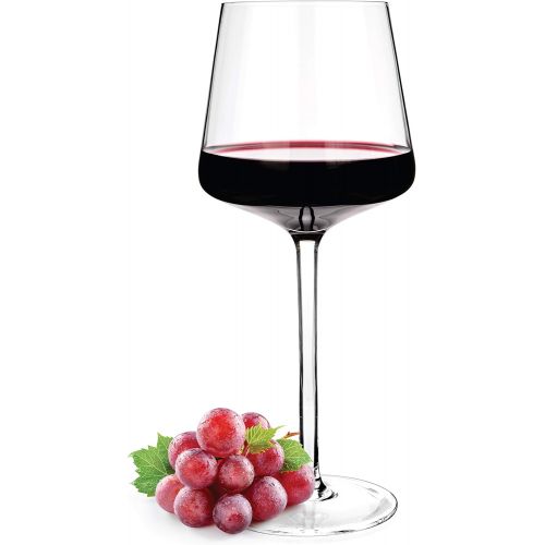  [아마존베스트]Luxbe - Crystal Wine Glasses - 12002 (1, Decanter + 2 Glasses Set)