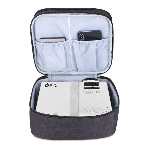  [아마존베스트]LUXJA Luxja Carrying Bag for DR.J Mini Projector, Portable Case for Mini Projector and Accessories (Fits Most Major Mini Projectors), Black