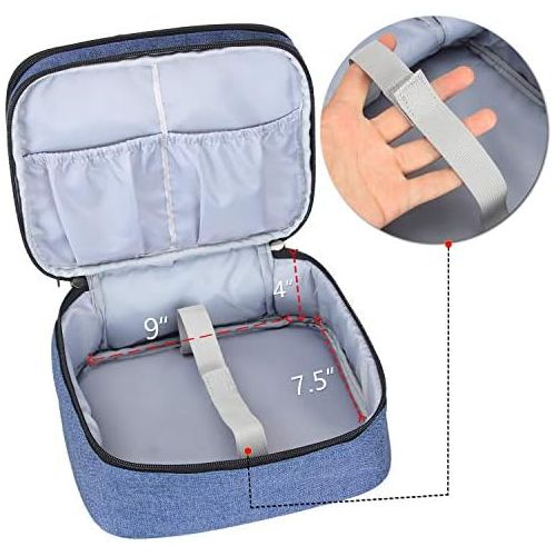  [아마존베스트]LUXJA Luxja Carrying Bag for DR.J Mini Projector, Portable Case for DR.J Projector and Accessories, Blue