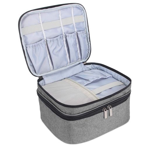  [아마존베스트]LUXJA Luxja Carrying Bag for DR.J Mini Projector, Portable Case for DR.J Projector and Accessories, Gray