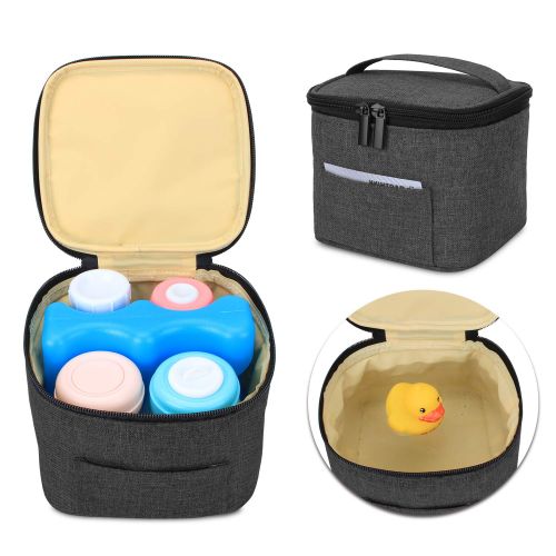  [아마존베스트]LUXJA Luxja Breastmilk Cooler Bag (Hold Four 5 Ounce Breastmilk Bottles), Leakproof Breast Milk Cooler for 4 or 5...