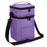 [아마존베스트]LUXJA Luxja Double-Layer Breastmilk Cooler Bag (Fits 4 Bottles, Up to 9 Ounce), Breastmilk Cooler for Breastmilk...