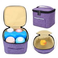 [아마존베스트]LUXJA Luxja Breastmilk Cooler Bag (Hold Four 5 Ounce Breastmilk Bottles), Leakproof Breast Milk Cooler for 4 or 5...