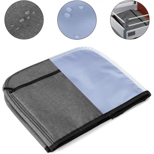  Luxja Dust Cover Compatible with Ninja Foodi Grill (AG301, AG302, AG400), Cover with Storage Pockets, Gray