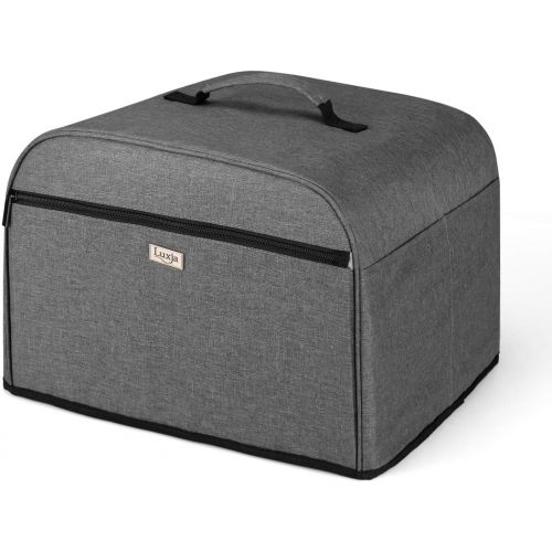  Luxja Dust Cover Compatible with Ninja Foodi Grill (AG301, AG302, AG400), Cover with Storage Pockets, Gray