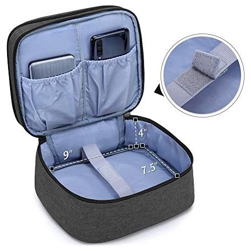  Luxja Carrying Bag for DR.J Mini Projector, Portable Case for Mini Projector and Accessories (Fits Most Major Mini Projectors), Black