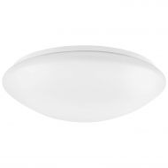 LUXRITE Luxrite 11 Inch LED Flush Mount Ceiling Light, 15W, 1100 Lumens, 5000K Bright White Dimmable, Modern Ceiling Light Fixture, Energy Star & UL Listed, Damp Location Rated
