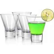 [아마존베스트]LUXU Martini Glasses,Cocktail Glasses Set of 4-Stemless Martini Cocktail Glass 8 Ounce. Cocktail Bar Glass Perfect Quality Idea for Banquet, Party, Wedding, Housewarming, Birthday Celeb