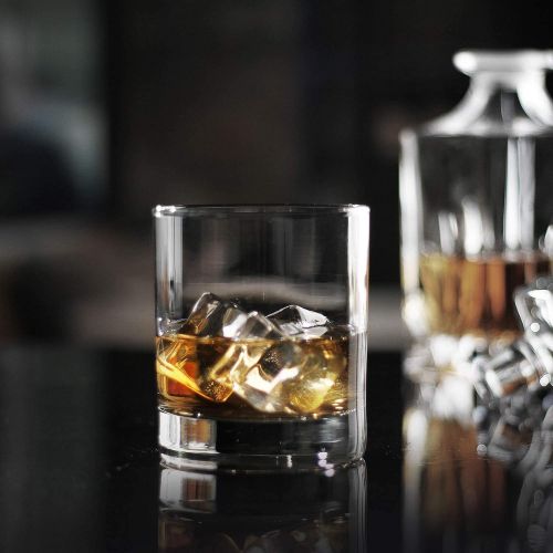  [아마존베스트]LUXU Whiskey Glasses-Premium 11 OZ Scotch Glasses Set of 6 /Old Fashioned Whiskey Glasses/Perfect Idea for Scotch Lovers/Style Glassware for Bourbon/Rum glasses/Bar whiskey glasses,Clea