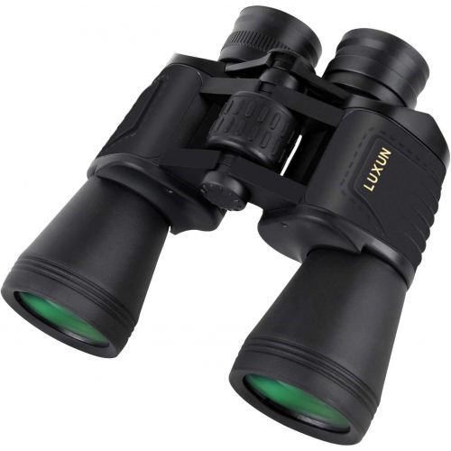  [아마존베스트]LUXUN 10 x 50 Binoculars for Adults, Powerful IPX3 Waterproof Clear BAK4 Prism FMC Lens Binoculars for Bird Watching, Hunting, Concert, Sports and Opera