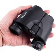 [아마존베스트]LUXUN 12x25 Compact Binoculars for Adults & Kids, IPX3 Waterproof mini Small Binoculars for Bird Watching Hunting Travel Outdoor Sightseeing