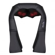 LUYAO Shiatsu Shoulder Back Neck Massager with Heat Deep Kneading Electric Back Massage for Neck, Back,...