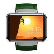 LWPCP Smart Watch, 2.2 inch IPS HD LED Display - 1.3 megapixels - 3G Insert Card-WiFi Application Download GPS Positioning Navigation Android Phone Watch,Green