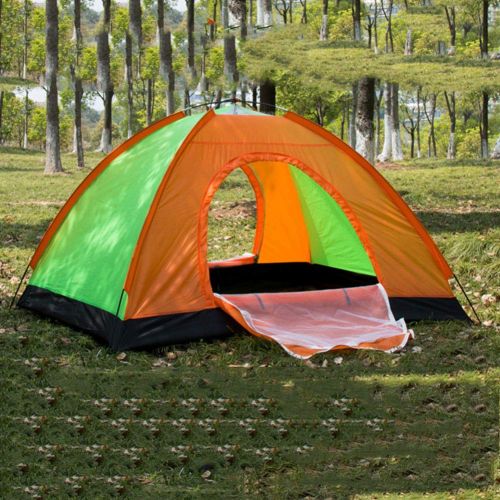 LWYJ Outdoor Grosse 3-4 Personen Camping Zelt Zeltplatz Portable Falten Wasserdicht Zelt fuer Wandern langlebige Sets in Sekunden