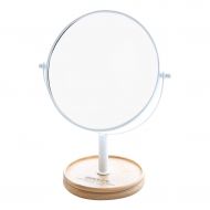 LXFMD Makeup Mirror Desktop Princess Mirror Desk Double Sided Mirror Girl Nordic Wind Mirror Desktop Makeup Mirror
