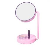 LXFMD Desktop Vanity Mirror with LED Light Mirror Mirror lamp Princess Mirror Student Dormitory Desktop Dressing Table Mirror