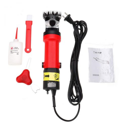  LXJ-YD Sheep Shears, 350W Electric Sheep Shearing Clipper, with 13 Teeth Blade, 6 Speed Adjustment Speed Wool Electric Sheep Shearing for Farm Livestock