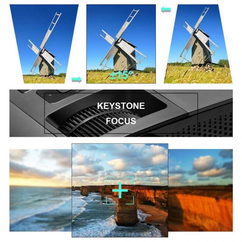  LXJTT LCD LED Projector 3600 Lumens 1080P Wired Sync Display Video Multi Screen Home Theatre Proyector DVD Player